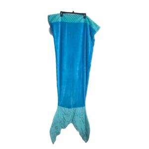 Blankie‎ Tails Mermaid Blanket Kids Tail Cozy Couch Pullover Blue OS